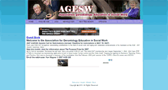 Desktop Screenshot of agesocialwork.org