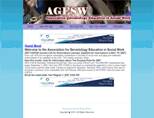 Tablet Screenshot of agesocialwork.org
